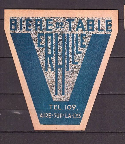 Ancienne étiquette bière - ancienne,