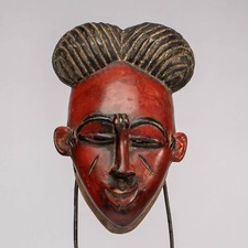FR1115 MASQUE BAOULE PASSPORT COTE D'IVOIRE AFRIQUE ART TRIBAL AFRICAIN