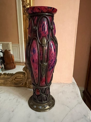 Grand vase signé majorelle - vase,