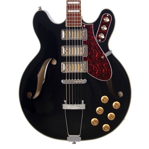 Airline guitars h77 black - guitars,