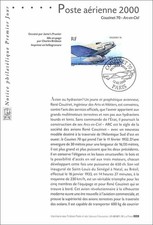 2000 Notice Philatélique - Couzinet 70 Arc-en-ciel - Aéropostale