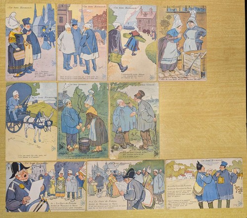 Cpa lot cartes postales - cpa, 10