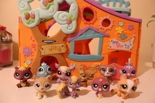 Lot Maison lps + 10 petshop HASBRO 