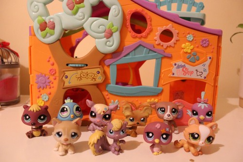 Lot maison lps 10 petshop - lot,