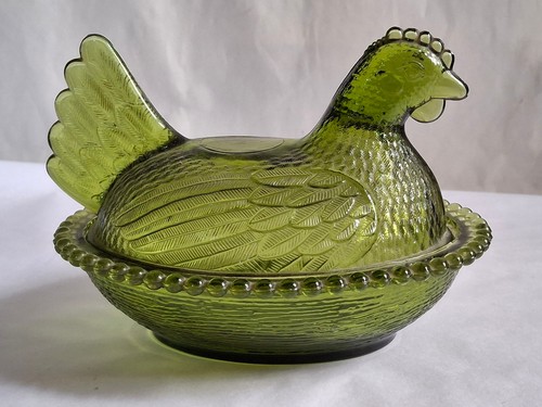 Verre indiana poule - verre, sur