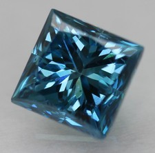 Cert 0.58 CT Bleu Vif VS1