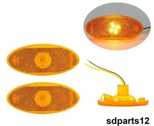 2x Feux de Gabarit Latéraux LED 12V Orange pour Renault Master 3 Opel Movano 2