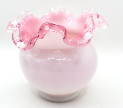 Fenton silver crest pink - crest,