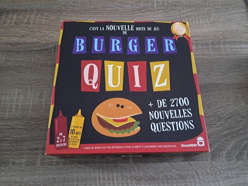 Dujardin burger quiz jeu - quiz,