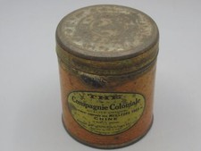 Boîte métal ronde Thé Compagnie Coloniale