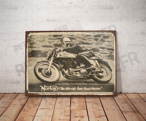 Plaque métal vintage - , norton