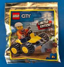 FIGURINE NEUF POLYBAG FOIL LEGO CITY TRAVAUX PUBLIC MINI BULLDOZER  952003