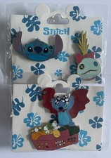 2 set Pin’s Broche Set Duo Stitch OE & Panier Disneyland Paris Disney