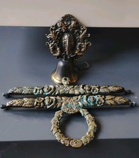Support Porte Av. Ferrures/Clochettes, Style Baroque/Rocaille/Louis XV En Bronze