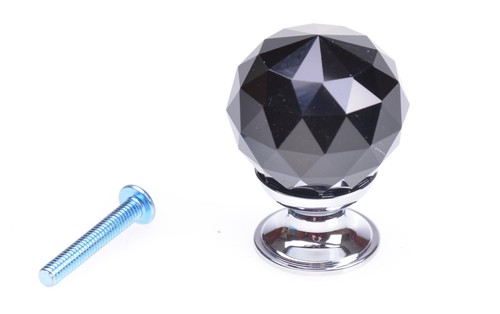 Bouton meuble 25mm cristal - de,