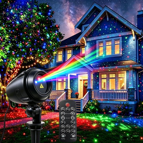 Outdoor color star christmas - 3-color,