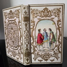 Livre Romantique Histoire de Louis XIII 1851 Lefort Reliure Gaufrée