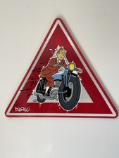 Œuvre Unique Peinte Sur Panneau De Signalisation Street Art Signé Main COA