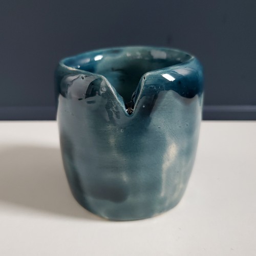 Pot vase céramique signé - en,