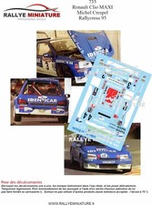 DECALS 1/18 REF 0735 RENAULT