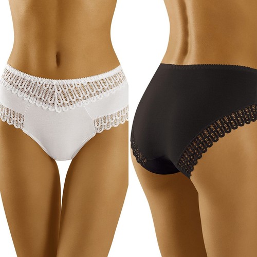 Culotte haute coton dentelle - culotte,
