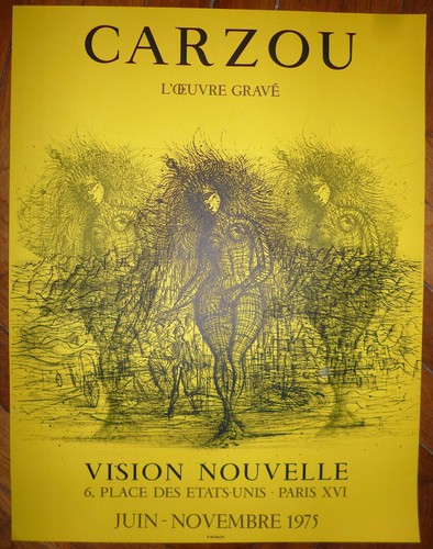Carzou jean affiche - affiche, en