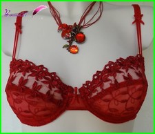 Soutien Gorge MIRIALE Couleur Rouge vif avec de la dentelle Taille 90B AA47