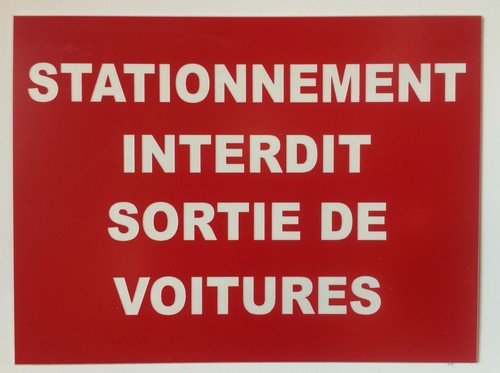 Panneau stationnement - panneau, "stationnement