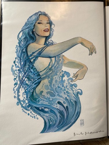 Manara tirage imprimé signé - manara,