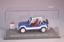 LG578 UH M6 Mythique R4 N°11 1/43 Renault JP4 Car Système Style Be Bop 1981 bleu