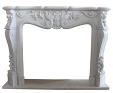 Cheminée en marbre « sur mesure » modèle Colmar-09.Luxury Park