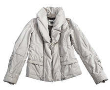 Doudoune Élégante Polyvalente beige duvet plumes oie Marithé et François Girbaud