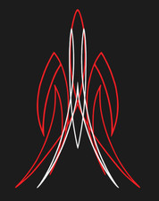 Custom pinstriping decal hot