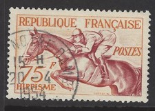 FRANCE # 705  Used  EQUESTRIAN