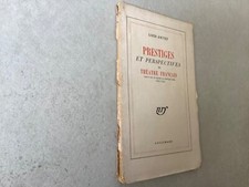 Prestiges et perspectives du théâtre français.1945.