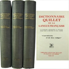 DICTIONNAIRE QUILLET de la