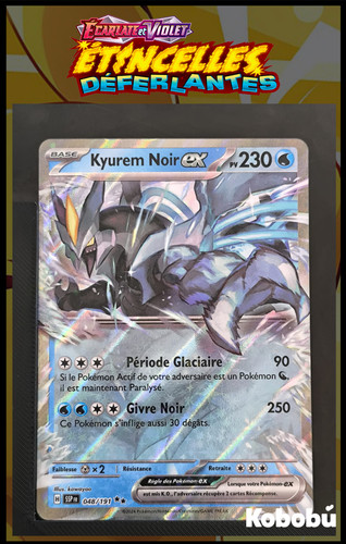 Carte pokémon kyurem noir - carte,