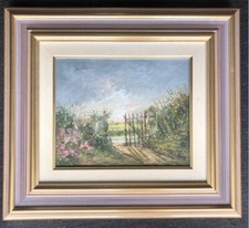 Jacques Aubry, Peintre Breton, Paysage Champêtre / Bucolique