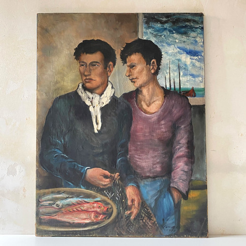Ancien tableau hst - hst, les
