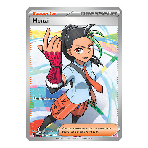 Menzi 229 091 carte - 229/091, 🇫🇷