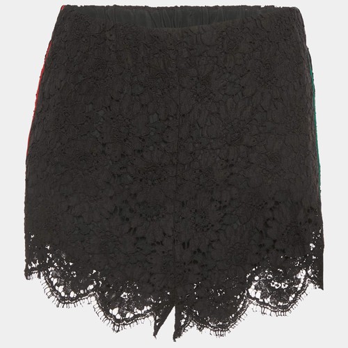 Short gucci noir dentelle - short,