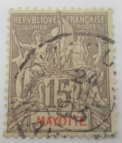 Mayotte timbre 16 - timbre, n°
