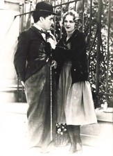 PHOTO PRESSE TÉLÉ ANTENNE 2 FILM LES LUMIERES DE LA VILLE CHARLIE CHAPLIN