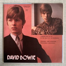 DAVID BOWIE London Bye Ta Ta 7" Blue Vinyl MOON Promo Rare Numbered 105/600 MINT