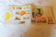 ANCIEN PROTEGE CAHIER PUBLICITAIRE "HISTOIRE DES BISCUITS REM" 