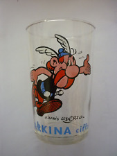 ASTERIX / TRES  RARE  VERRE  ASTERIX  ARKINA  CITRON /  SUISSE    ANNEES   1960