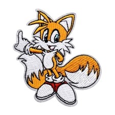 Patch Écusson Renard Tails Fox Sonic (Réf a) - Thermocollant