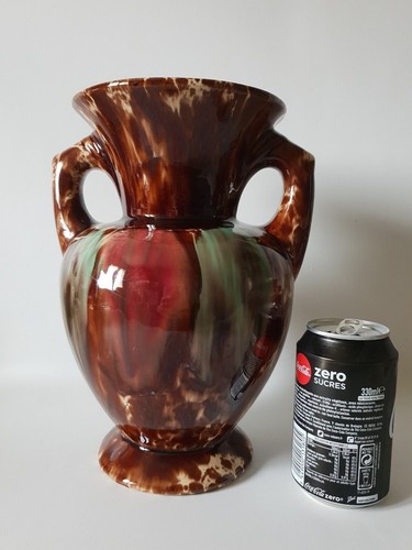 Superbe vase en faience - superbe,