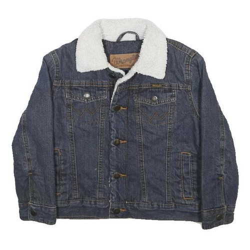 Wrangler veste jean - jean, sherpa