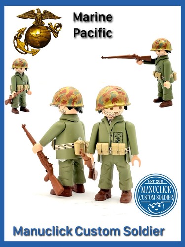 Playmobil custom ww2 marine - playmobil,